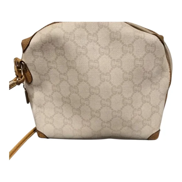Gucci Plus Vintage Beige and Tan Crossbody Bag GUC with COA - Picture 3 of 11